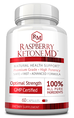 Raspberry Ketone MD ingredients bottle